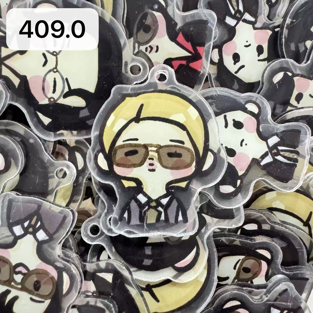 【409.0】for ARMY- OT7 DIY Acrylic Keychain  –Acrylic charm for K-pop Concert Freebies (Preorder 5 Days)， keychain-accessories-beads-acrylic for DIY