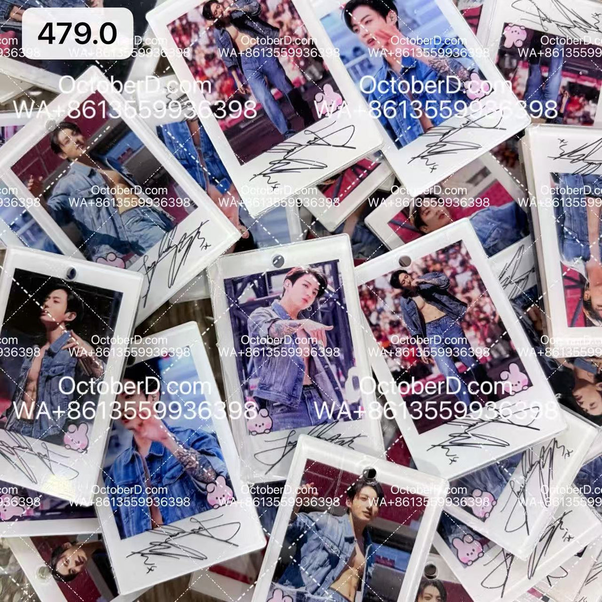 【470.0】for ARMY- OT7 DIY Acrylic Keychain  –Acrylic charm for K-pop Concert Freebies (Preorder 5 Days)， keychain-accessories-beads-acrylic for DIY