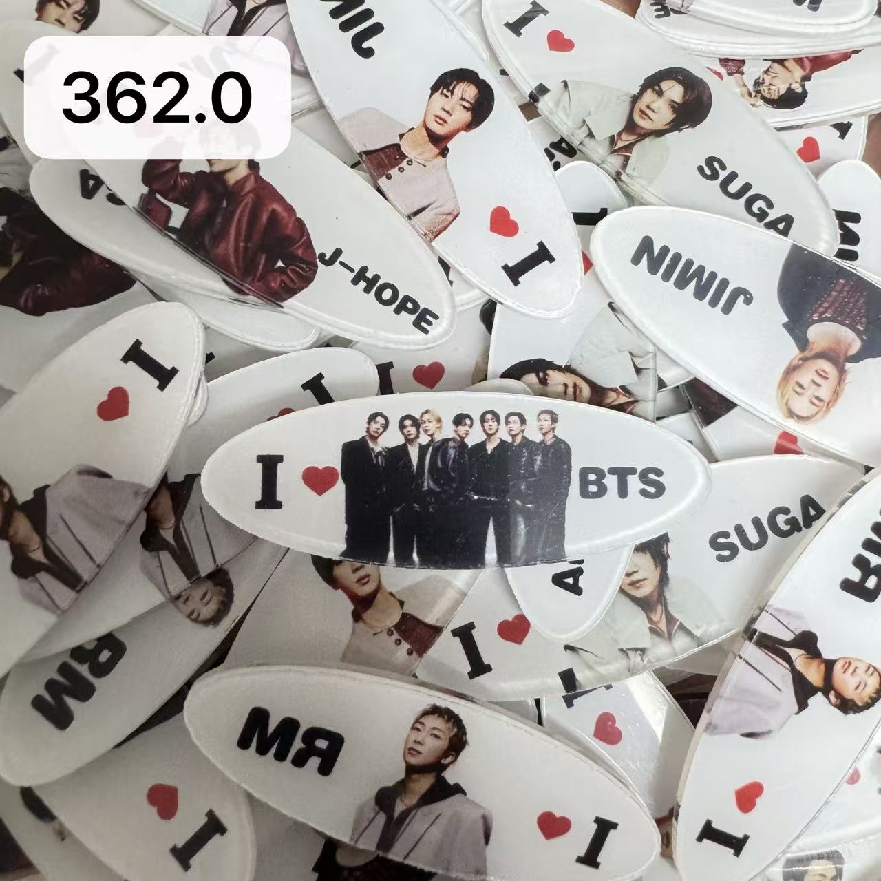 【362.0】for ARMY- OT7 DIY Acrylic Keychain  –Acrylic charm for K-pop Concert Freebies (Preorder 5 Days)， keychain-accessories-beads-acrylic for DIY