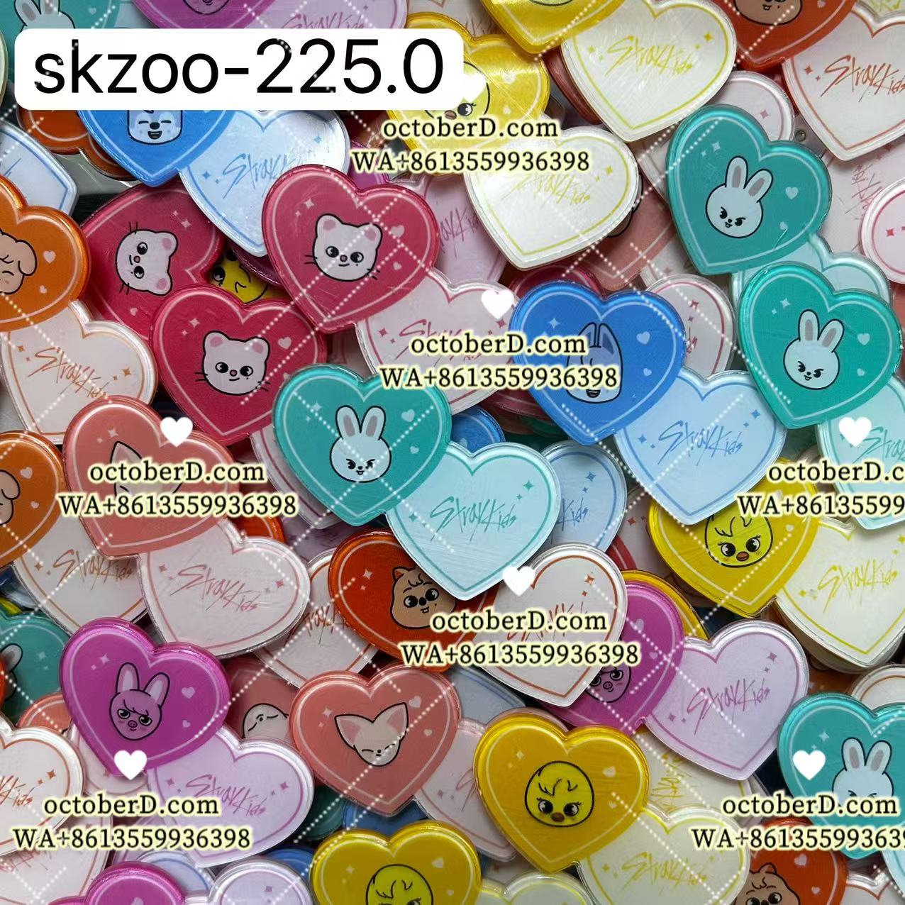 【Cartoon225.0】for STAY - OT8 K-pop Inspired Acrylic Keychain – Fan-made Character Style Acrylic Charm for Stray Kids Fandom, Kpop Merch Collectible, DIY Concert Freebies (Preorder 5 Days), Kpop Keychain Accessories for DIY