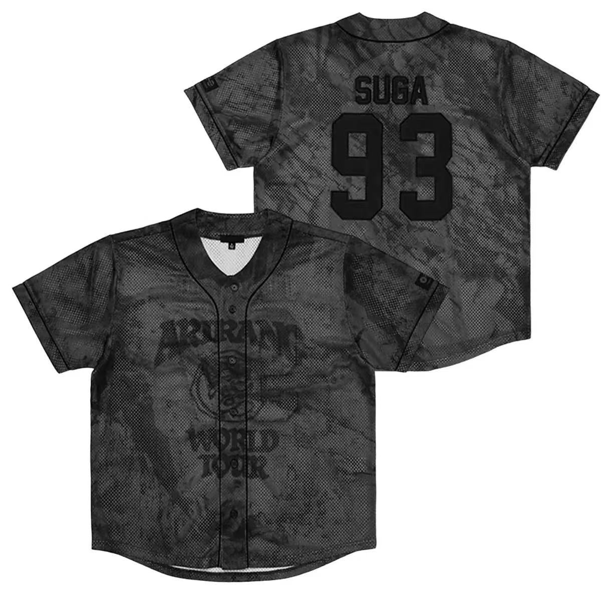 BTS OT7 Jersey Shirt Fan-Made | Concert Outfit ARMY Stadium Wear KPOP Unofficial Top