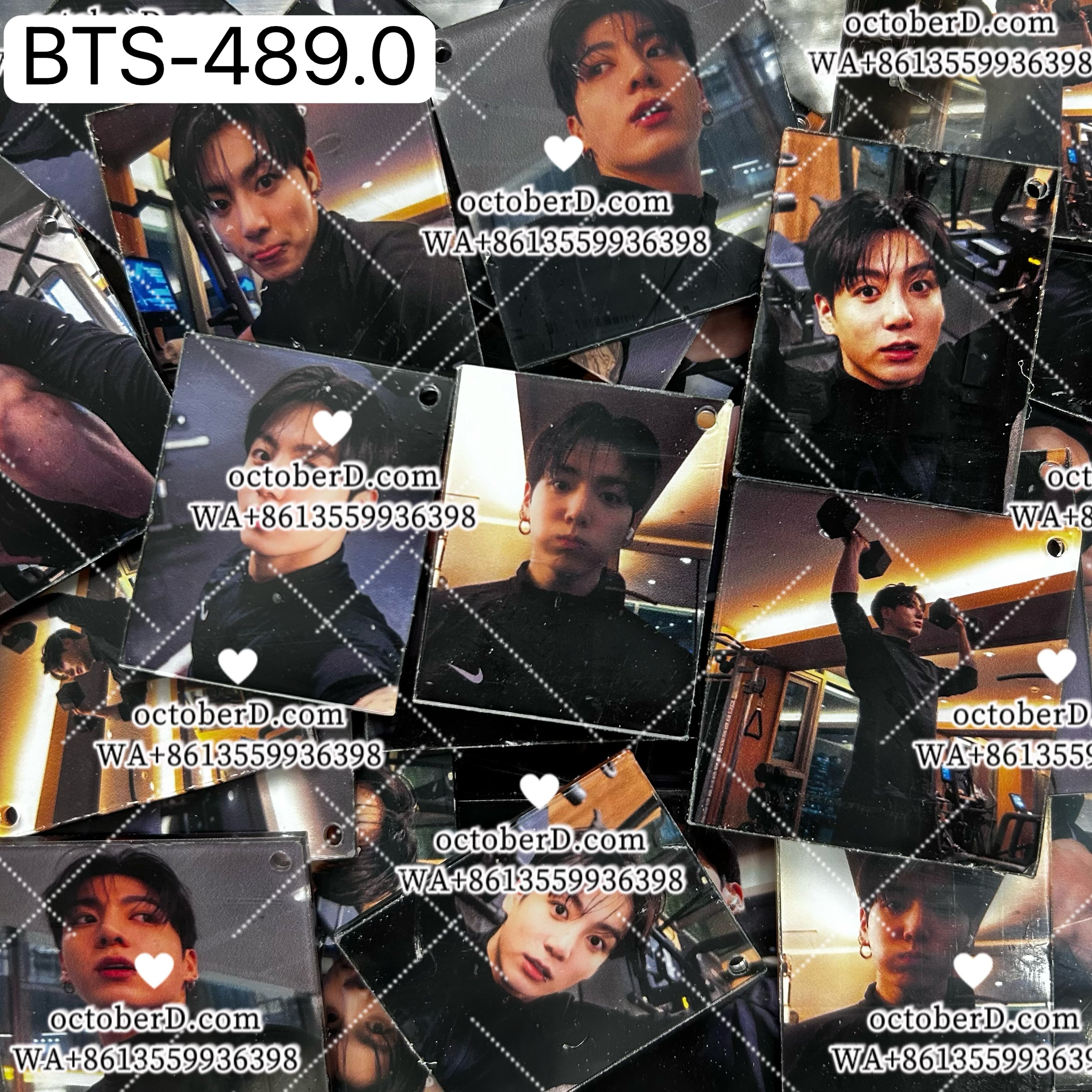 【489.0】for ARMY- OT7 DIY Acrylic Keychain  –Acrylic charm for K-pop Concert Freebies (Preorder 5 Days)， keychain-accessories-beads-acrylic for DIY