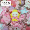【Cartoon165.0】for ARMY- OT7 DIY Acrylic Keychain  –Acrylic charm for K-pop Concert Freebies (Preorder 5 Days)， keychain-accessories-beads-acrylic for DIY