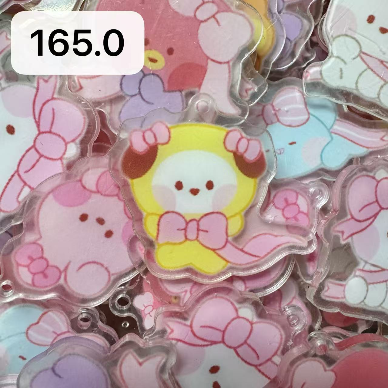 【Cartoon165.0】for ARMY- OT7 DIY Acrylic Keychain  –Acrylic charm for K-pop Concert Freebies (Preorder 5 Days)， keychain-accessories-beads-acrylic for DIY