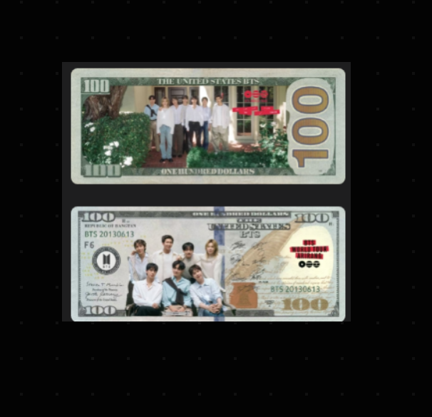 KPOP Idol Fan Money Bills Set | Collectible Banknote Style Cards for Multiple Groups