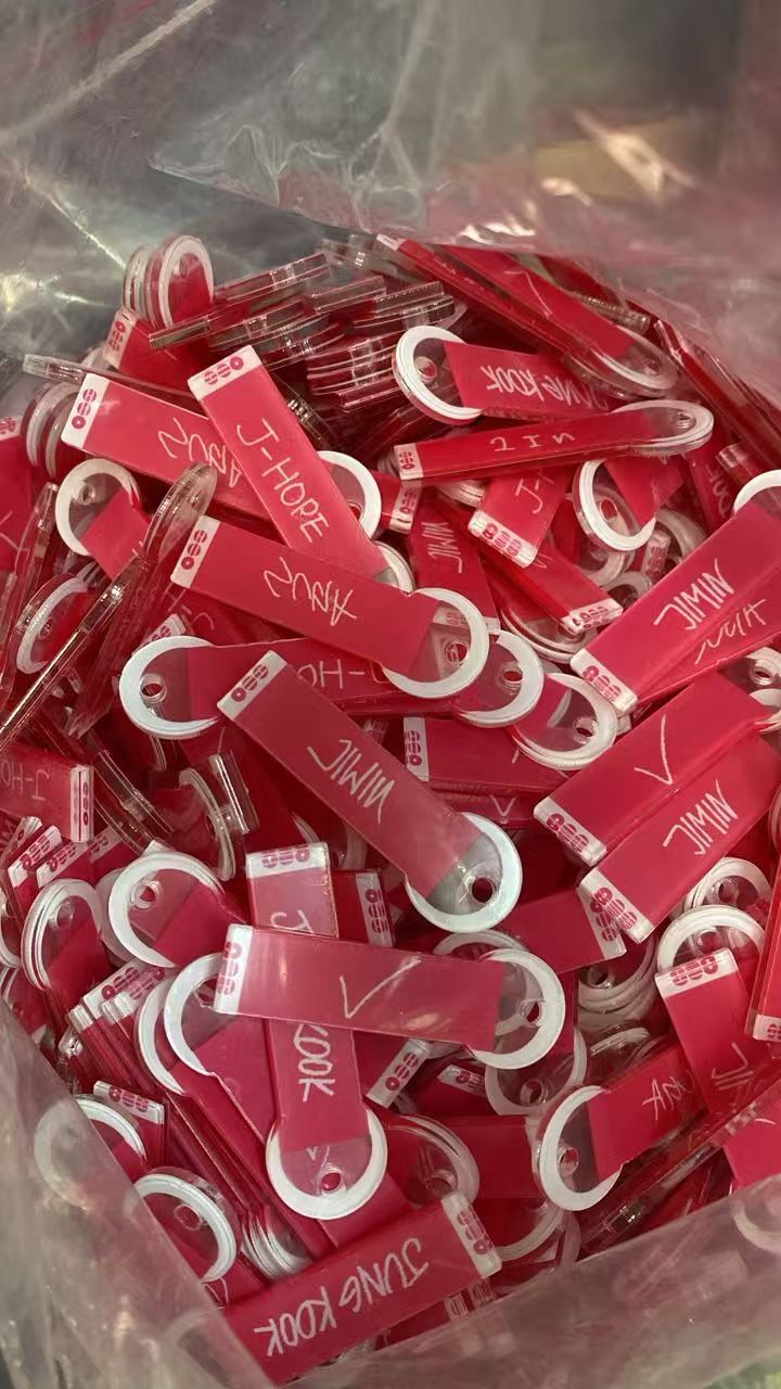 【220】arirang name tag for ARMY -OT7 DIY Acrylic Keychain– Acrylic charm for K-pop Concert Freebies (Preorder 5 Days)，keychain-accessories-beads for DIY