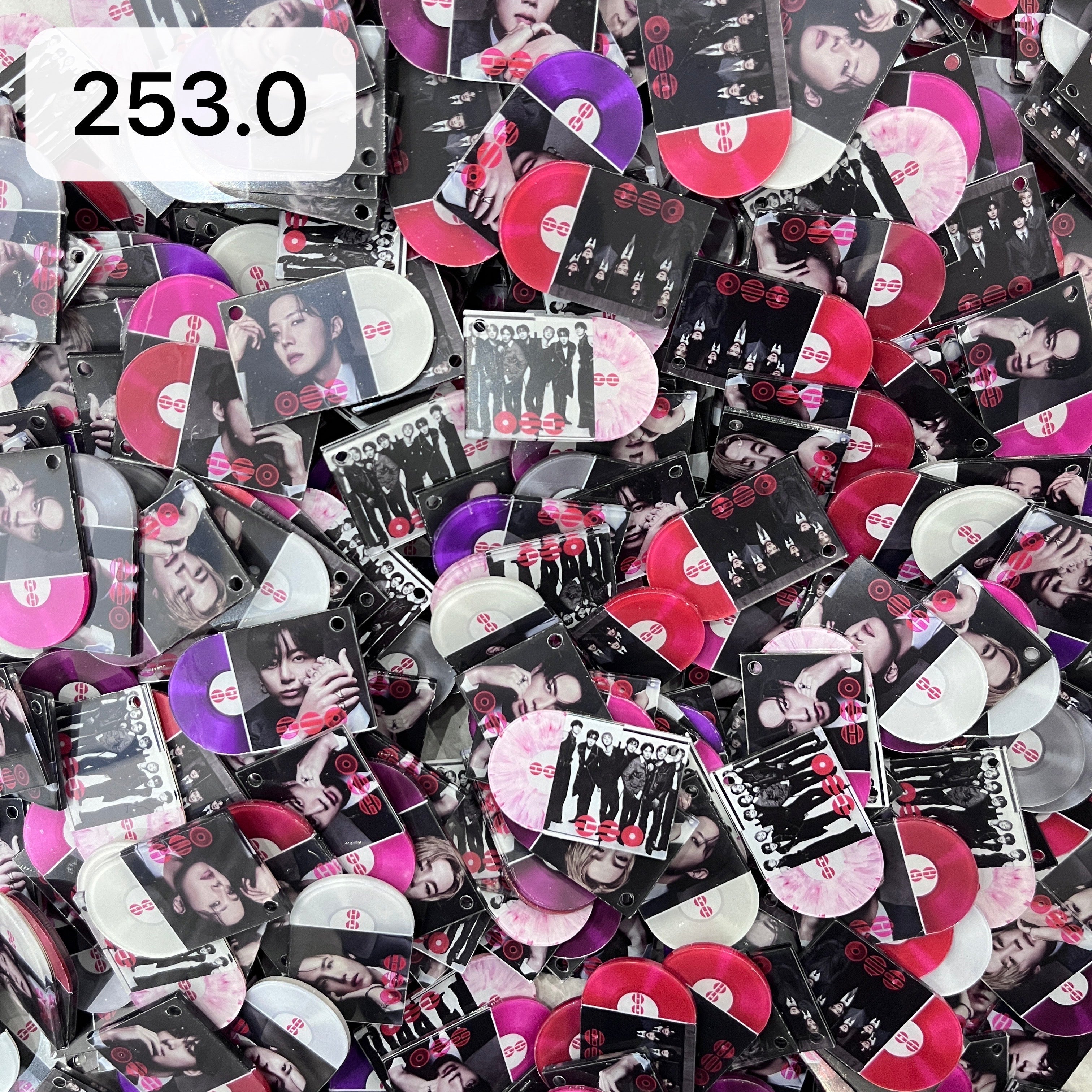 【253.0】for ARMY-arirang OT7 DIY Acrylic Keychain  –Acrylic charm for K-pop Concert Freebies (Preorder 5 Days)， keychain-accessories-beads-acrylic for DIY