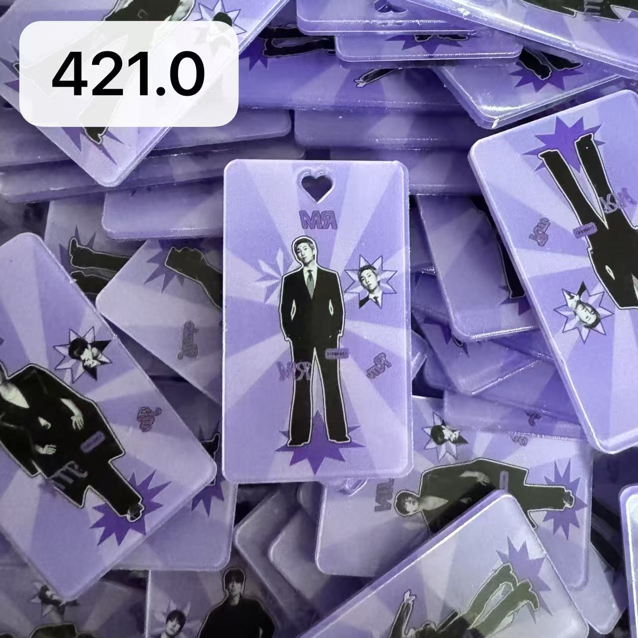 【421.0】for ARMY- OT7 DIY Acrylic Keychain  –Acrylic charm for K-pop Concert Freebies (Preorder 5 Days)， keychain-accessories-beads-acrylic for DIY