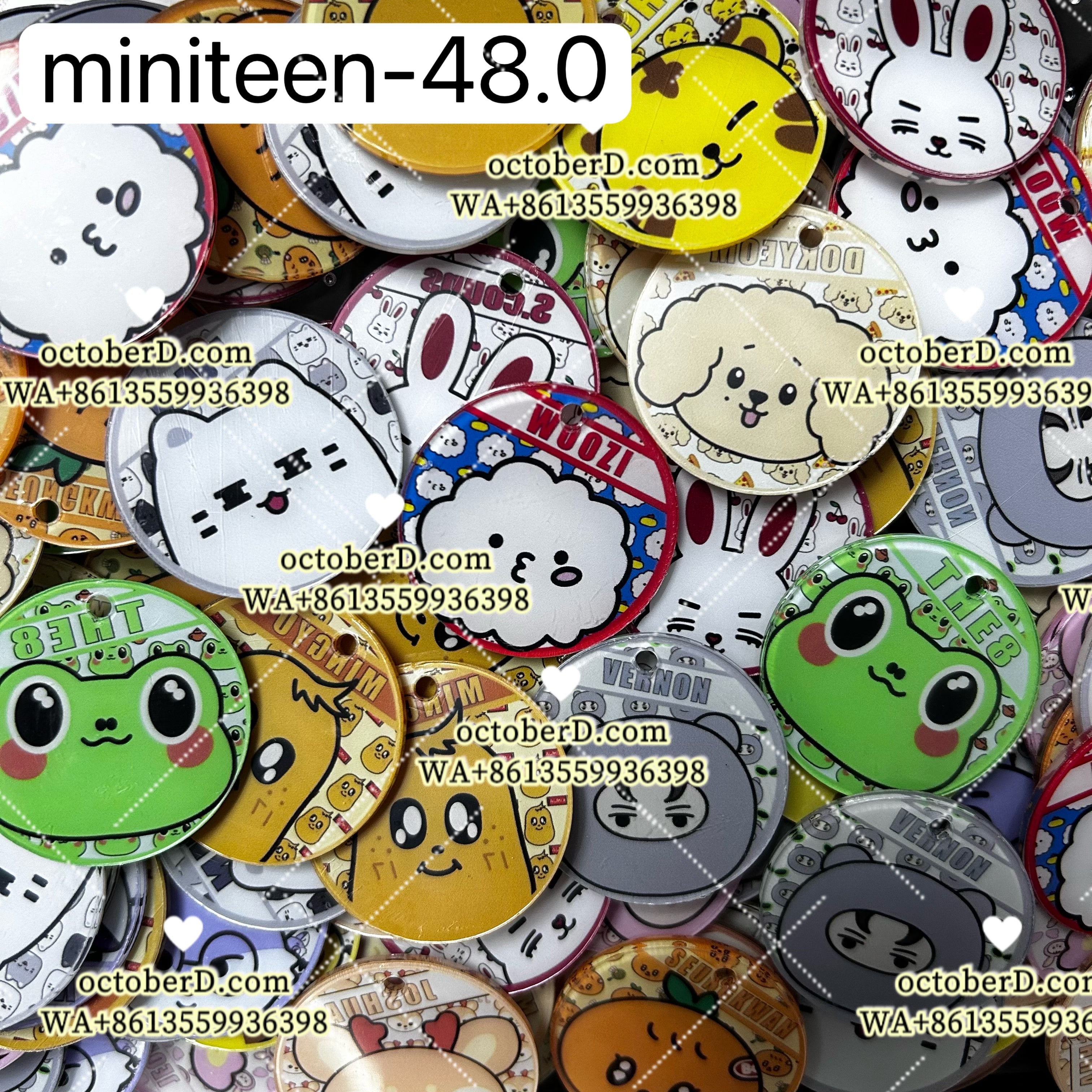 【Cartoon48.0】Enhypen Fan-Made DIY Acrylic Keychain – K-pop Concert Freebies (Preorder 5 Days) | keychain-accessories-beads-acrylic for DIY