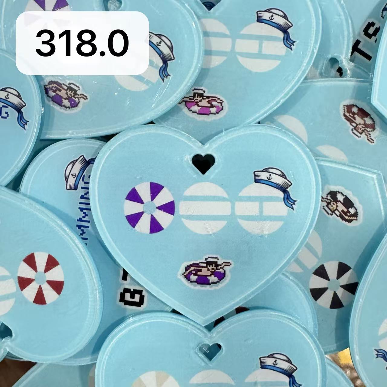 【318.0】for ARMY- OT7 DIY Acrylic Keychain  –Acrylic charm for K-pop Concert Freebies (Preorder 5 Days)， keychain-accessories-beads-acrylic for DIY