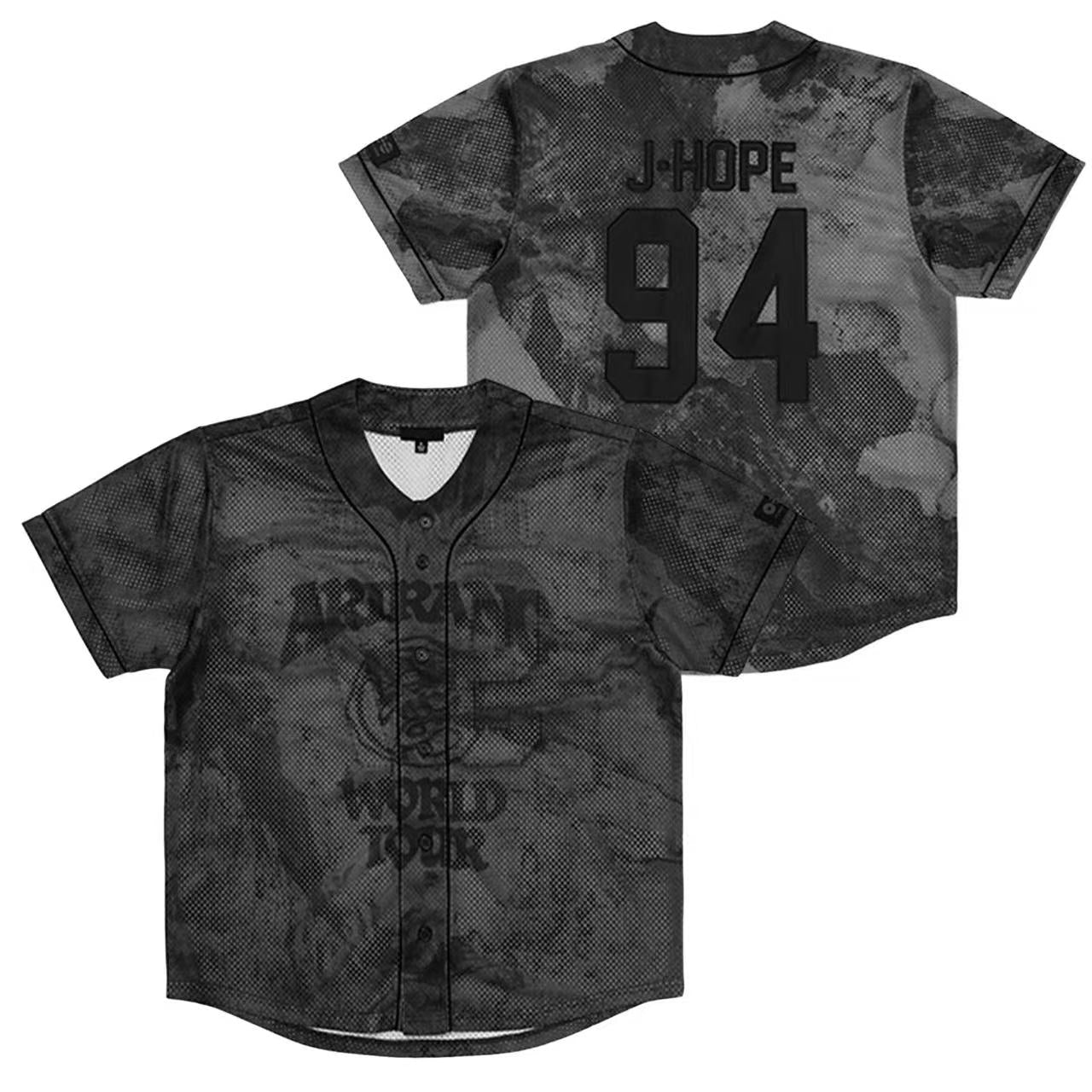 BTS OT7 Jersey Shirt Fan-Made | Concert Outfit ARMY Stadium Wear KPOP Unofficial Top