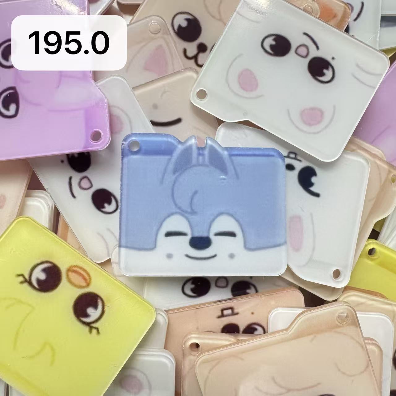 【Cartoon195.0】for STAY - OT8 K-pop Inspired Acrylic Keychain – Fan-made Character Style Acrylic Charm for Stray Kids Fandom, Kpop Merch Collectible, DIY Concert Freebies (Preorder 5 Days), Kpop Keychain Accessories for DIY