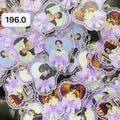 【196】for ARMY-heart-OT7 DIY Acrylic Keychain–Acrylic charm for K-pop Concert Freebies (Preorder 5 Days)， keychain-accessories-beads-acrylic for DIY
