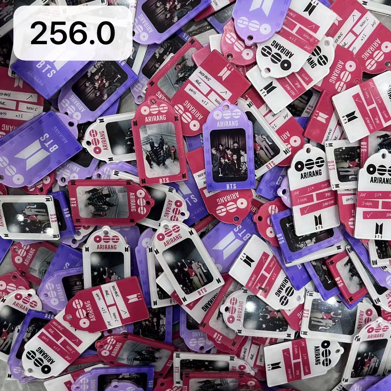 【256.0】for ARMY-arirang OT7 DIY Acrylic Keychain  –Acrylic charm for K-pop Concert Freebies (Preorder 5 Days)， keychain-accessories-beads-acrylic for DIY